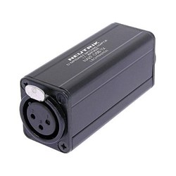 FEMALE XLR/RCA IMP MATCHER 1:1 200/200 - BLACK