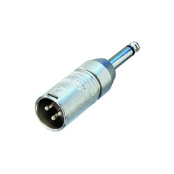 XLR MALE TO 6.5MM MONO PLUG