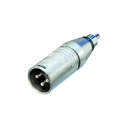 XLR MALE TO MALE PHONO RCA PLUG