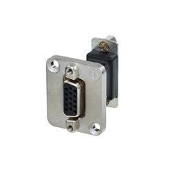 15-POLE D-SUB FEEDTHROUGH, FEMALE - FEMALE