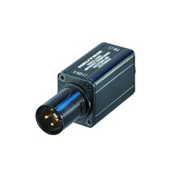 110/75 OHM IMPEDANCE X-FORMER BNC TO MALE LINE XLR