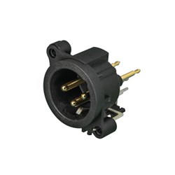 MALE PANEL; SEPARATE GND TO FRONT PANEL AND MATING SHELL VERTICAL