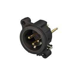 3 pin male XLR vertical PCB mount