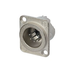 MALE 5-PIN DLX SERIES WITH SOLDER TERMINALS & LATCH