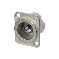 MALE 6-PIN W SOLDER TERMINALS AND LATCH