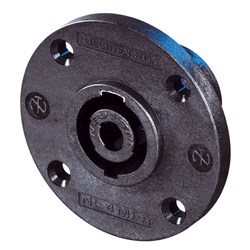 4-PIN CHASSIS CONNECTOR LARGE FLANGE