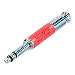 4.4 MM BANTAM PLUG, SOLDER TERMINATION FOR T & R, CRIMP SLEEVE, RED PLASTIC HOUSING