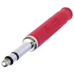BANTAM PLUG (RED) SOLDER TIP/RING, CRIMP SLEEVE
