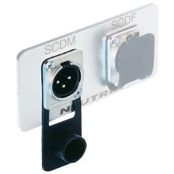 RUBBER DUST COVER FOR MALE D-SERIES PANEL MOUNT XLR'S