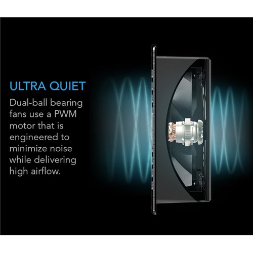 Airframe T7 Black Exhaust + PP Smart In Cupboard Cooler AC Infinity