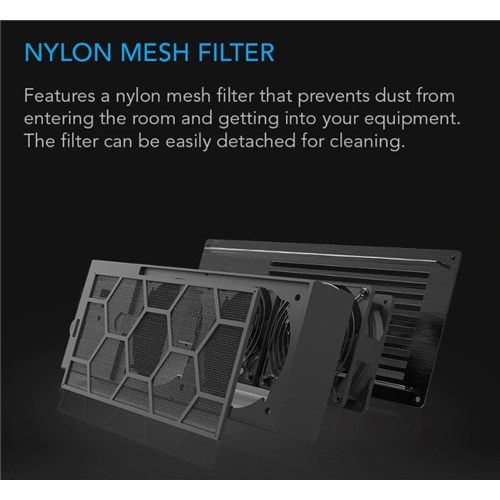 Airframe T7 White INTAKE +PP Smart In Cupboard Cooler AC Infinity