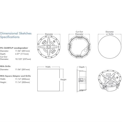 PS-C63RTLP Professional Series 6.5