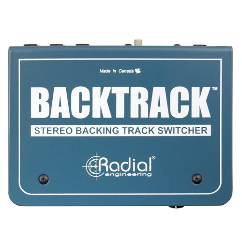 15V stereo backing track switc