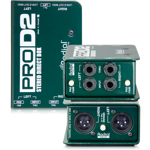 Radial PROD2 -  Passive 2 channel DI, compact design with 2 Radial transformers   