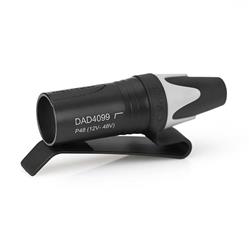 DPA Adapter: MicroDot to XLR with Belt Clip & Low Cut