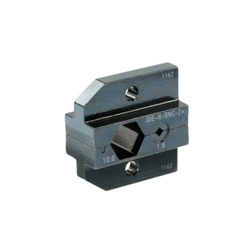 Crimp Die Set for HX-R-BNC Crimp Tool: HEX Crimp 9.73 mm Centre Pin Crimp 1.75 mm (Hex)