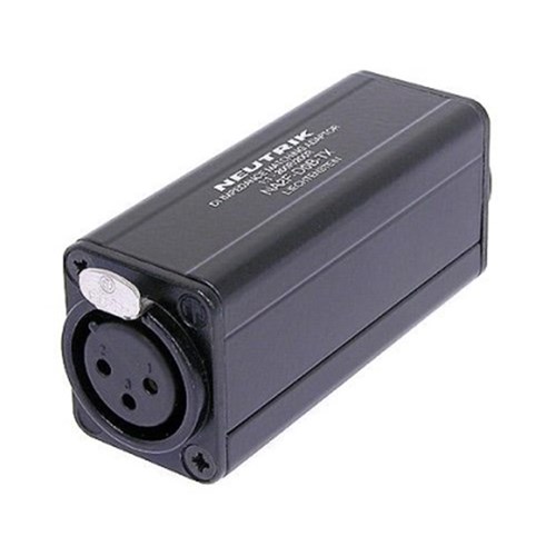 FEMALE XLR/RCA IMP MATCHER 1:1 200/200 - BLACK