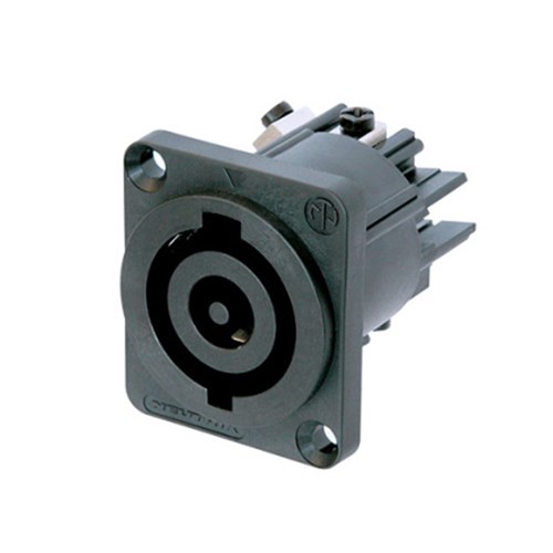 32A POWERCON PANEL CONNECTOR LOCKING, BLACK