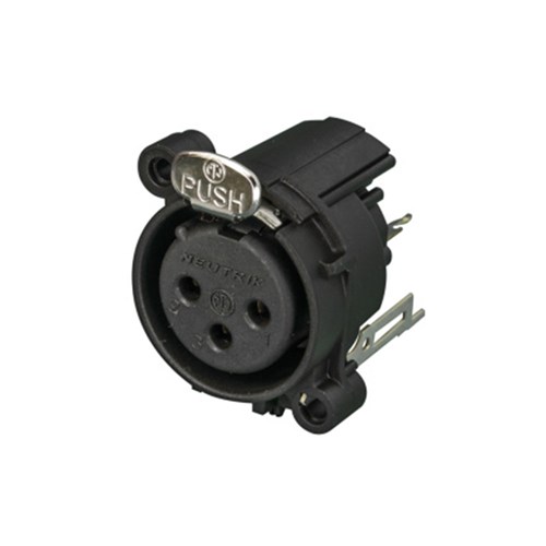 FEMALE - PIN 1 SEPARATE TO CHASSIS/GROUND VERTICAL