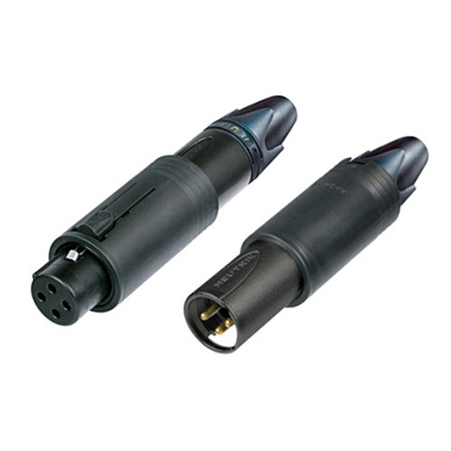 CONVERTCON - BLACK UNISEX XLR CABLE CONNECTOR