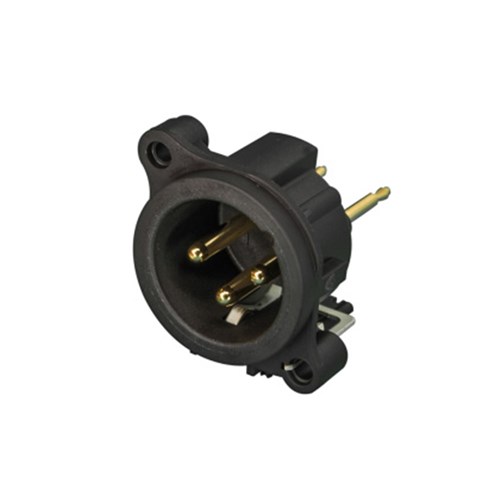 3 pin male XLR vertical PCB mount