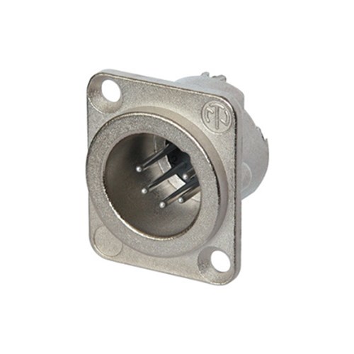 MALE 6-PIN W SOLDER TERMINALS AND LATCH