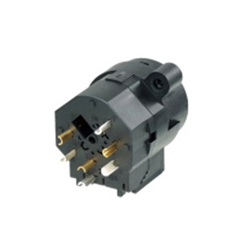 STEREO JACK VERTICAL PCB MOUNT WITH LATCH