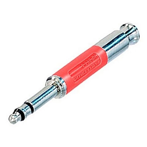 4.4 MM BANTAM PLUG, SOLDER TERMINATION FOR T & R, CRIMP SLEEVE, RED PLASTIC HOUSING