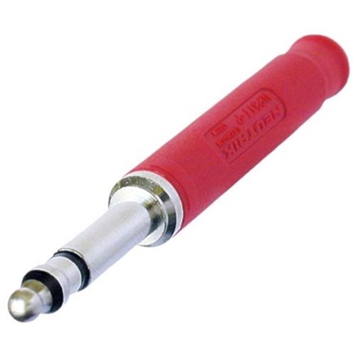 BANTAM PLUG (RED) SOLDER TIP/RING, CRIMP SLEEVE